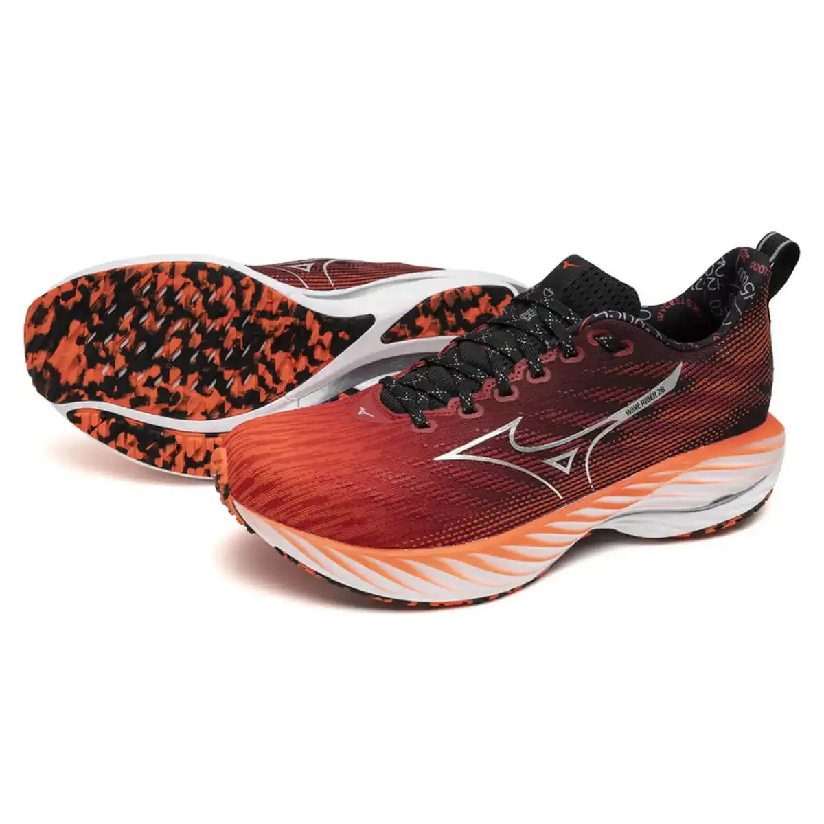 Mizuno Wave Rider 28 Unisex | Mizuno Ignition Red/silver/black