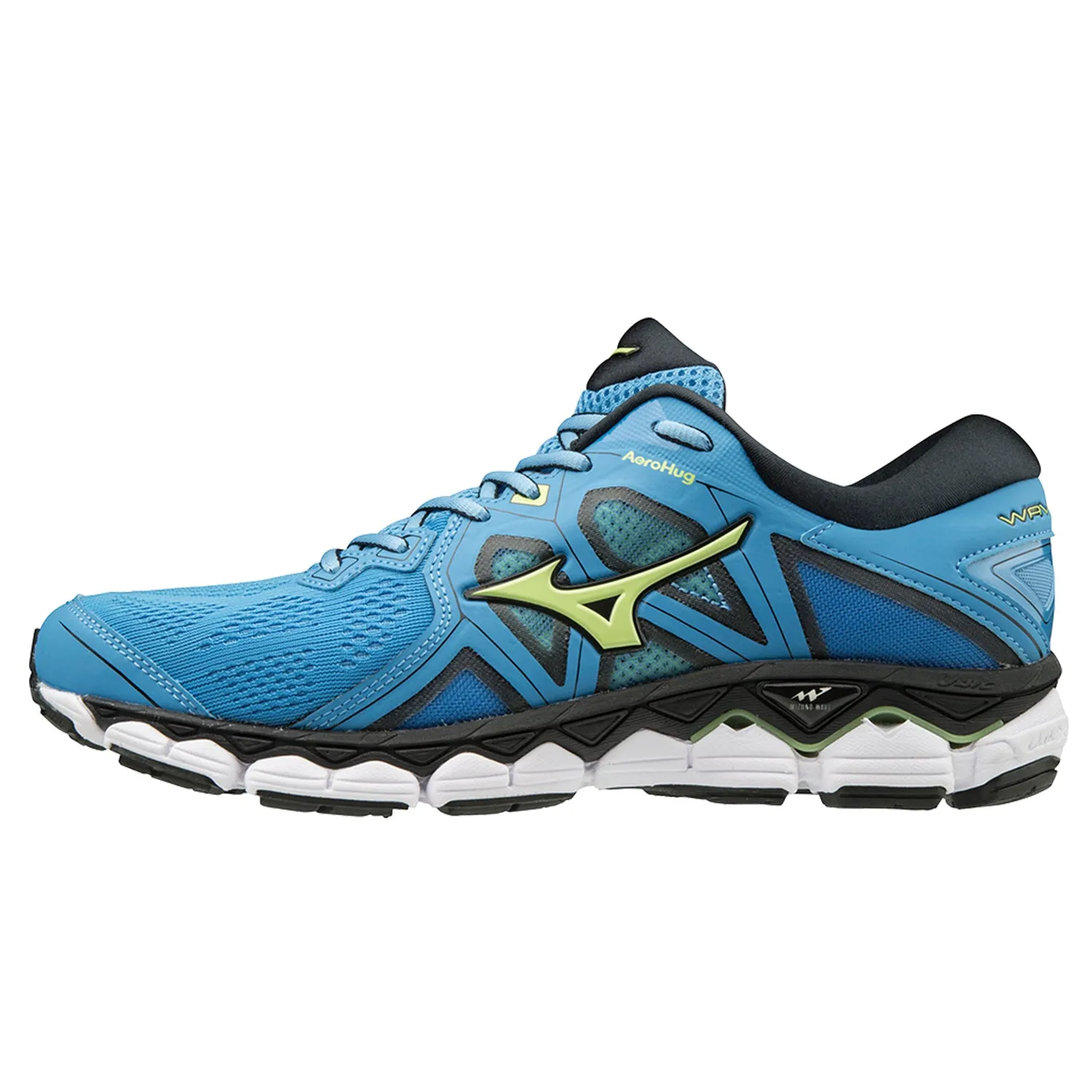 Mizuno Wave Sky 2 Mens | Azureblue/Sgreen/Black