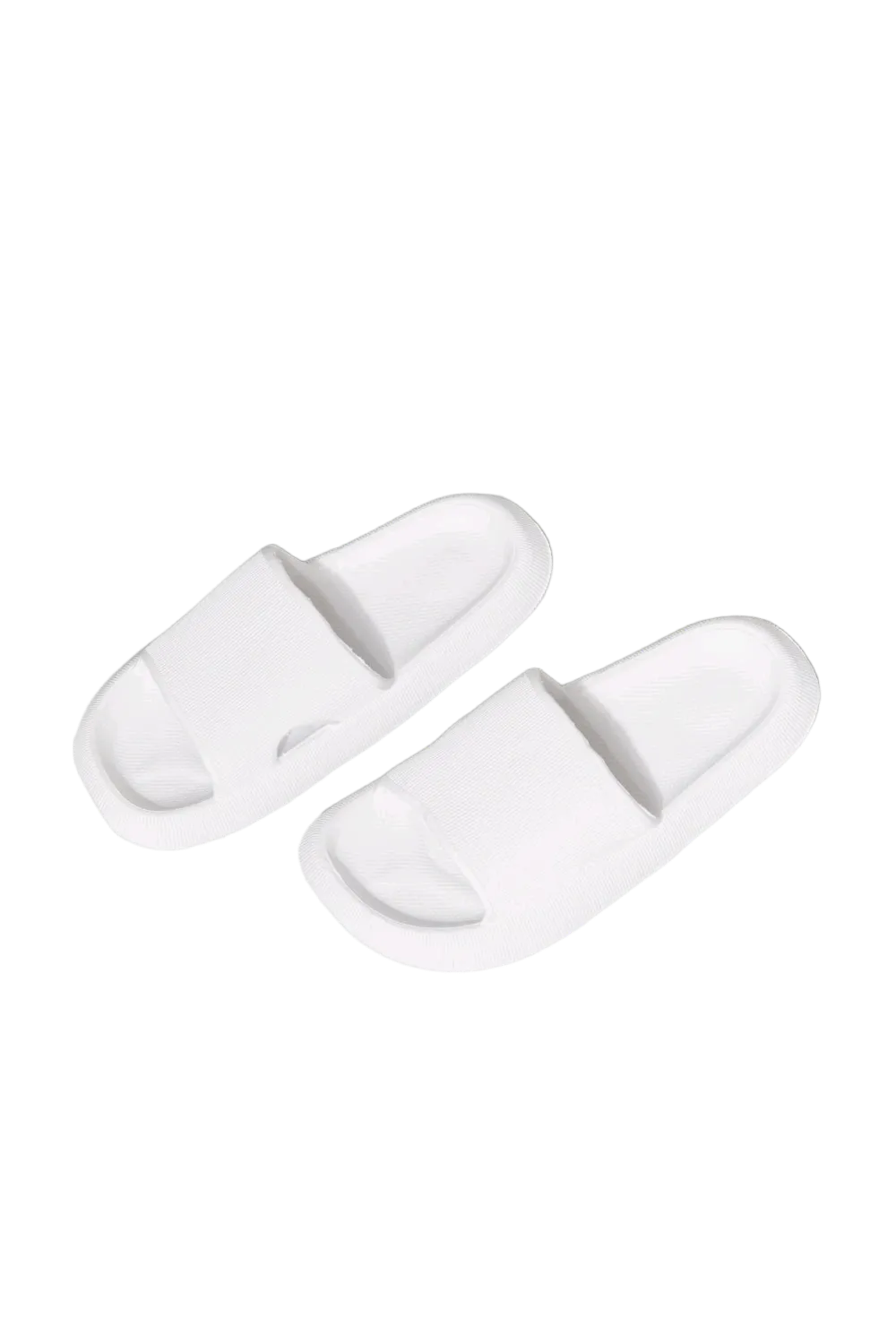 MMShoes Arms Around Me Open Toe Slide in White