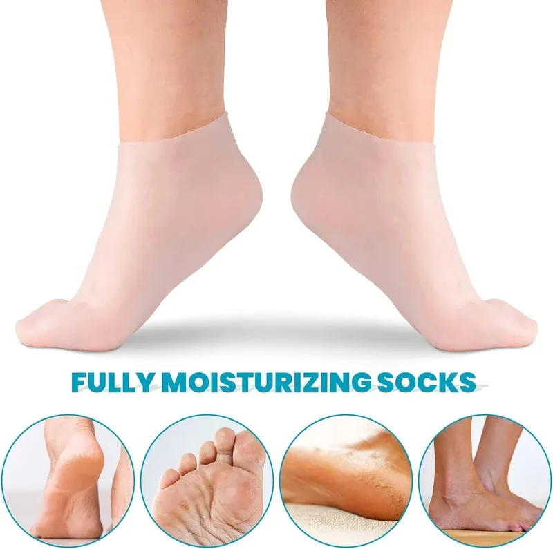 🔥Moisturizing Foot Mask Exfoliating Silicone Socks Beach Protective Socks