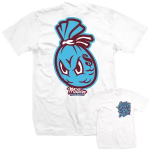 Money Bag on the Back - White T-Shirt