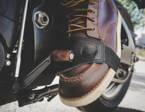 Motorcycle Shifter Shoe Protector  | Carbon Leather | Handcrafted