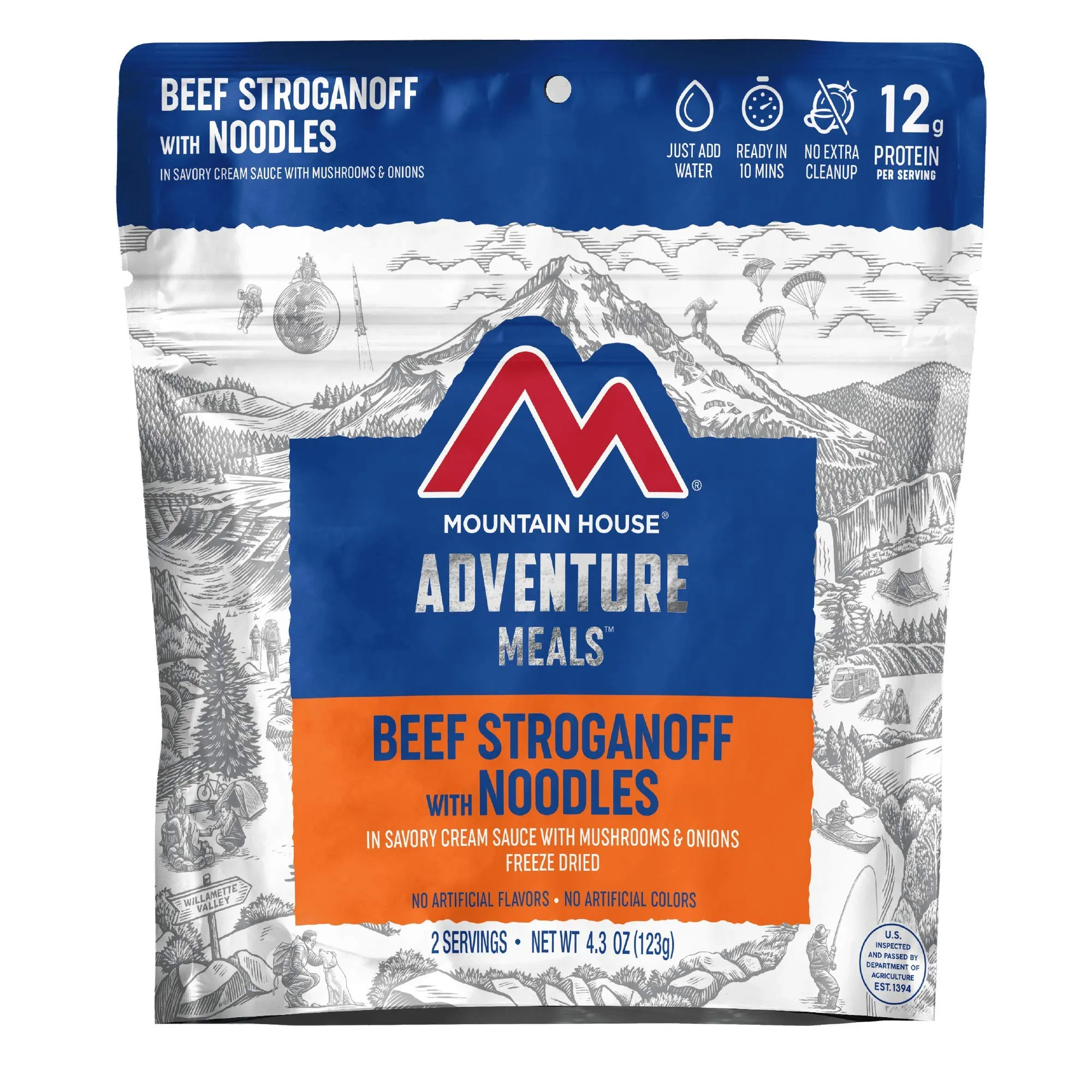 Mountain House - Beef Stroganoff Pouches - 6 Pack