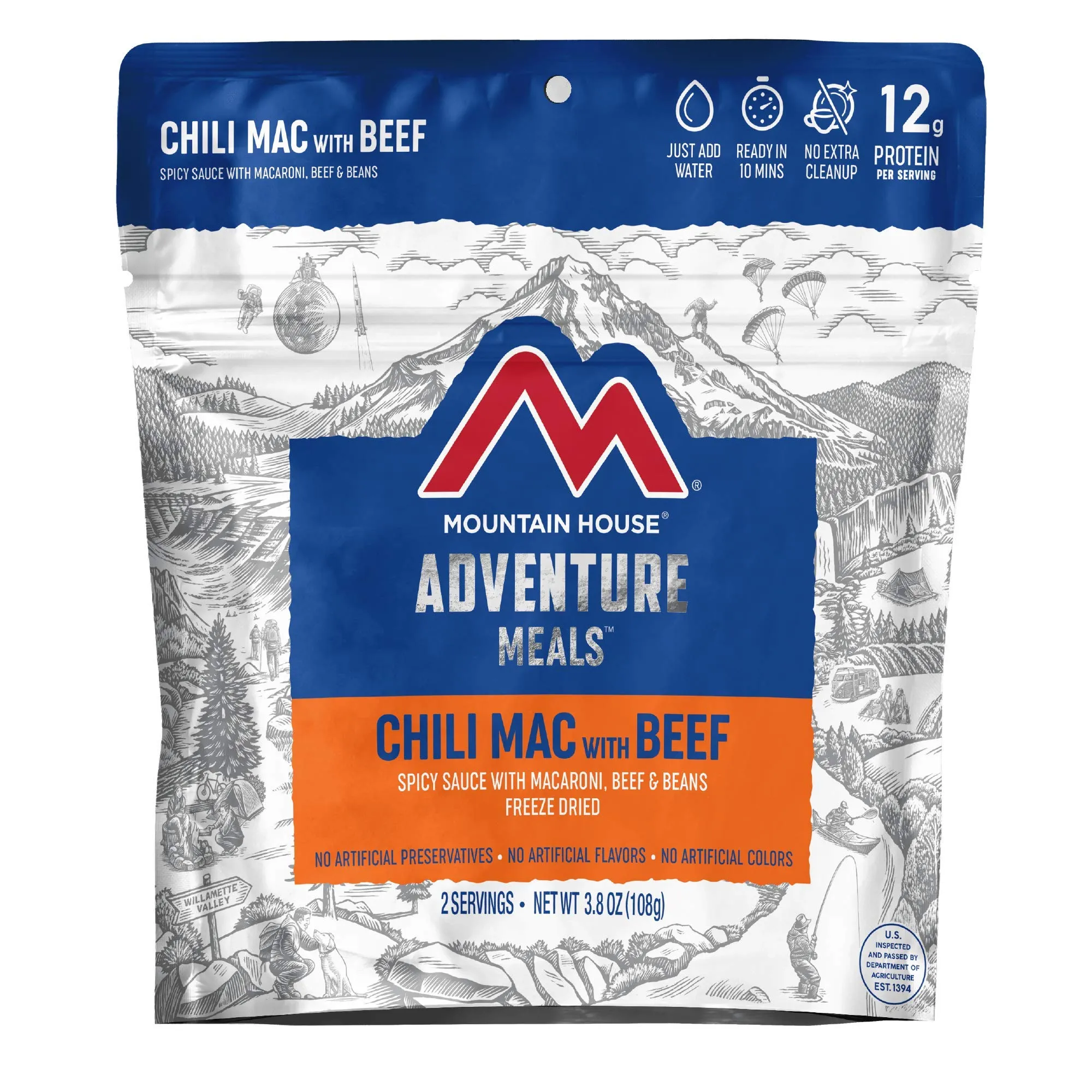 Mountain House - Chili Mac with Beef Pouch - 4 Pack