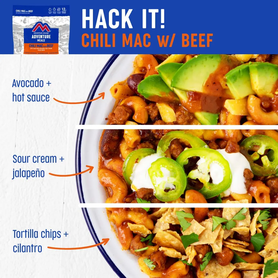 Mountain House - Chili Mac with Beef Pouch - 4 Pack