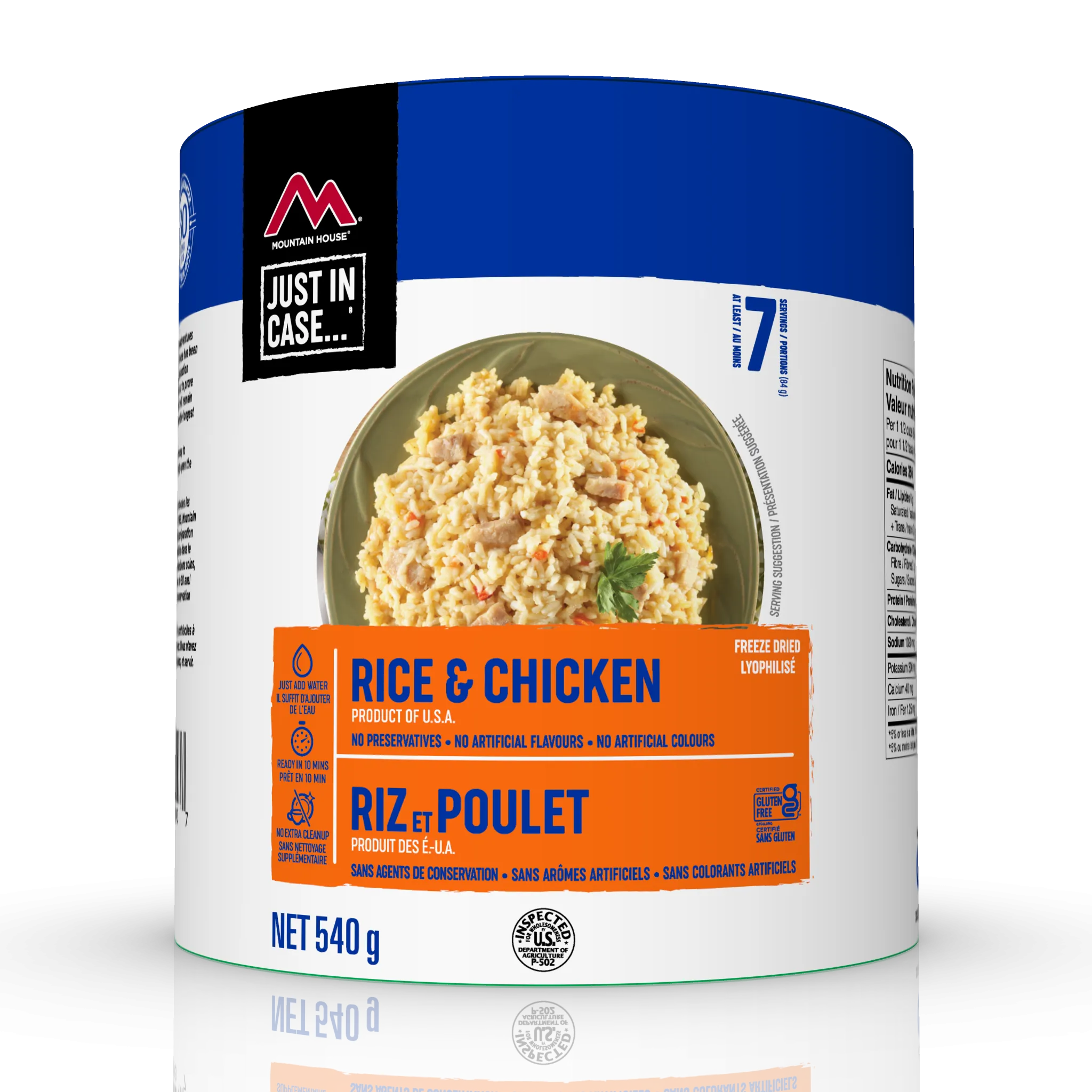 Mountain House Rice and Chicken (Gluten Free) #10 Can