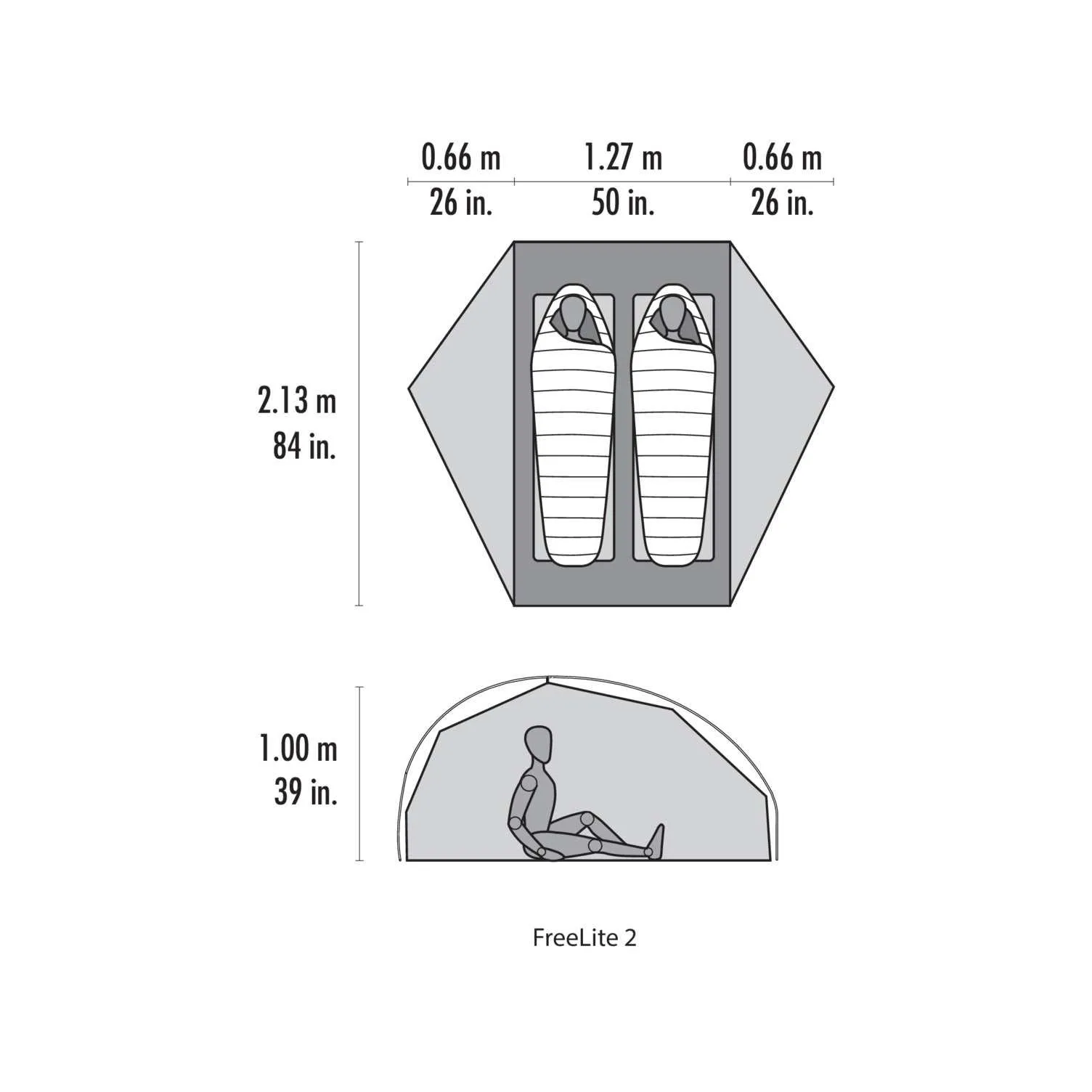 MSR Freelite 2 Person Ultralight Tent