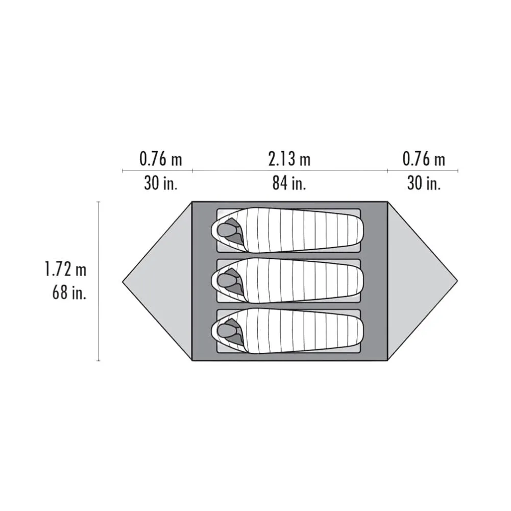 MSR Mutha Hubba NX Tent - 3 Person Tent