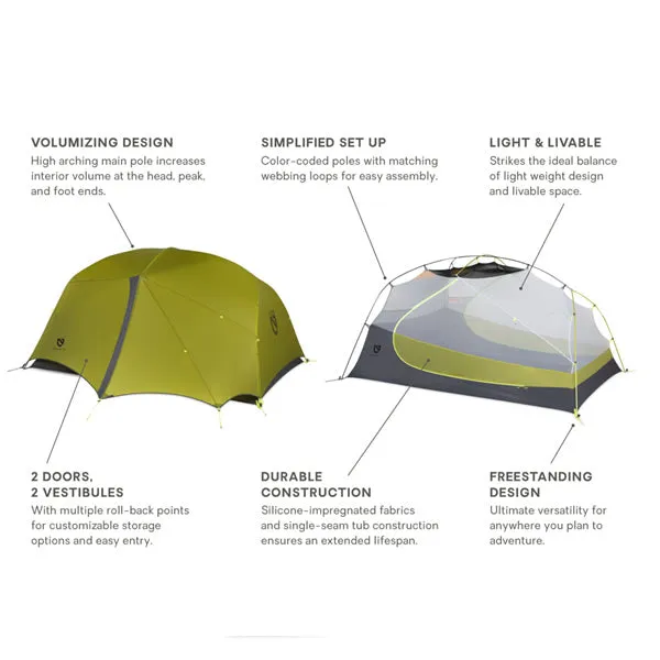 Nemo Dragonfly 3P: 3 Person Ultralight Backpacking / Hiking Tent