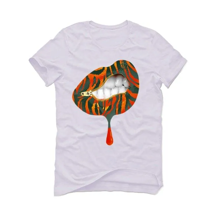 Nike Air Barrage Mid Orange Green White T-Shirt (LIPS UNSEALED)