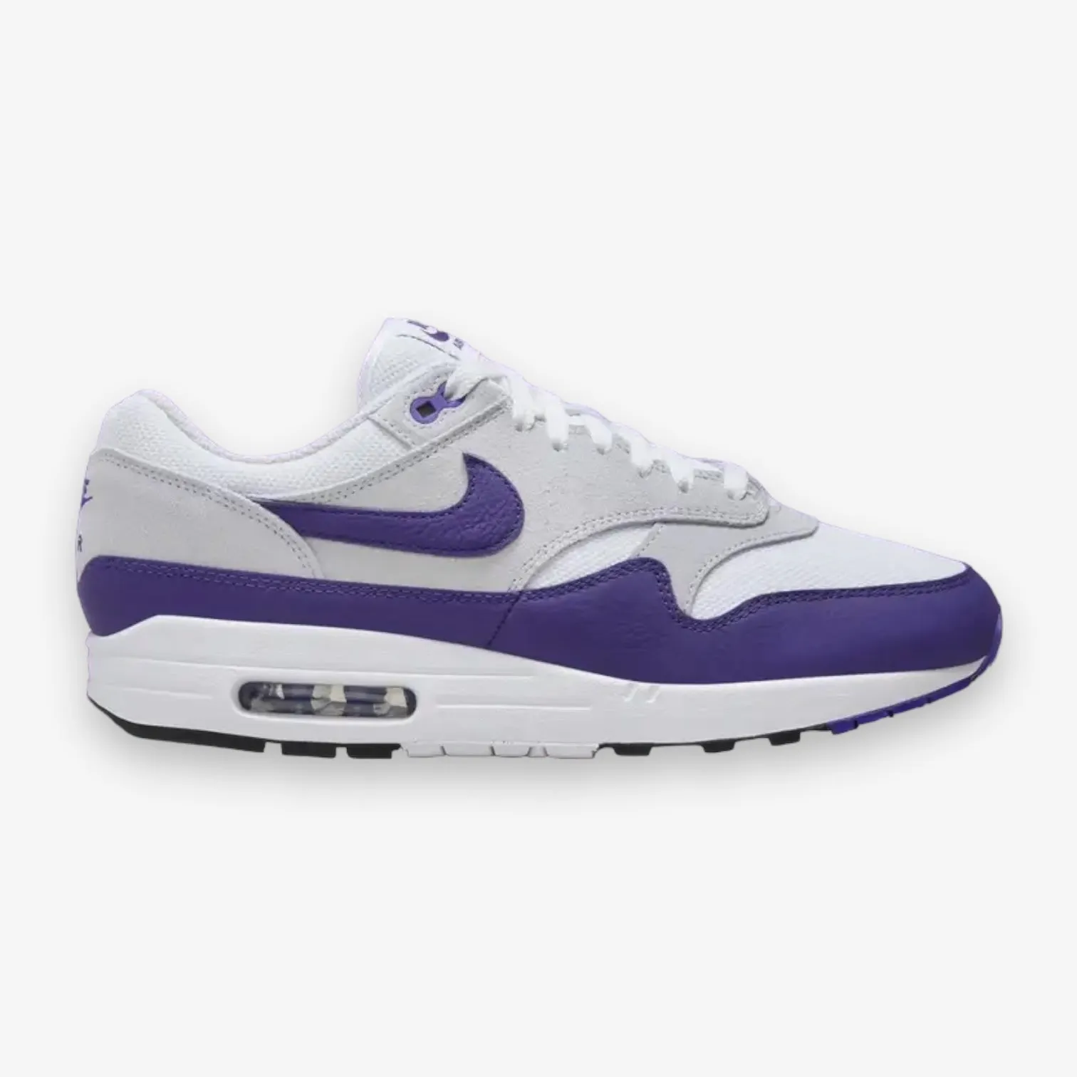 NIKE AIR MAX 1 SC WHITE/FIELD PURPLE-FOOTBALL GREY-BLACK DZ4549-101