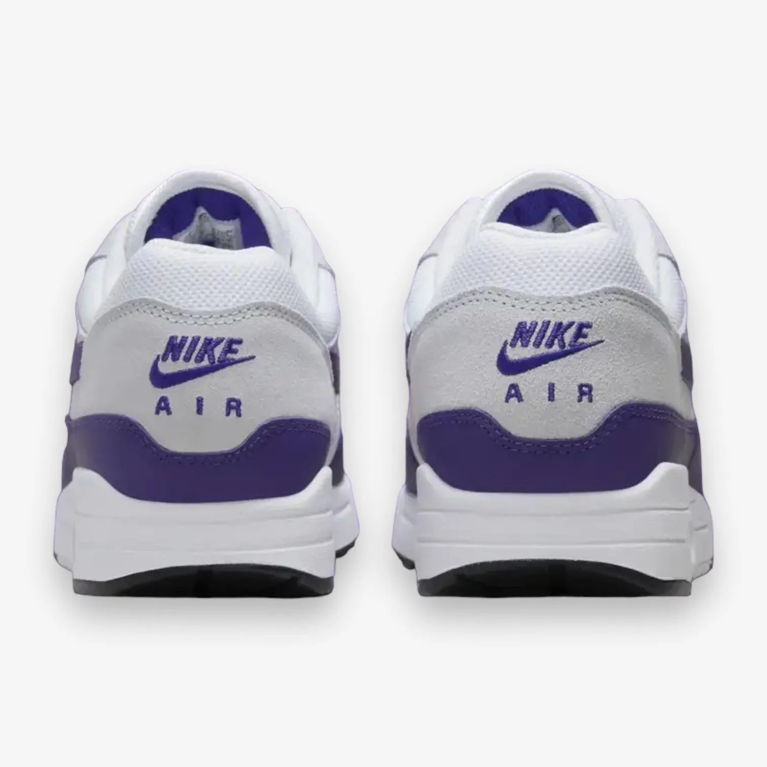 NIKE AIR MAX 1 SC WHITE/FIELD PURPLE-FOOTBALL GREY-BLACK DZ4549-101