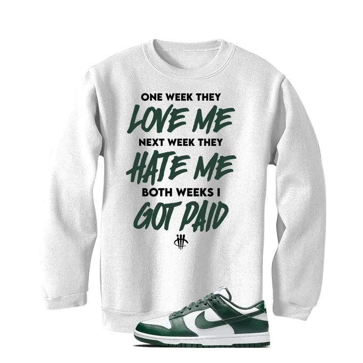 Nike Dunk Low Michigan State White T-Shirt (Paid)