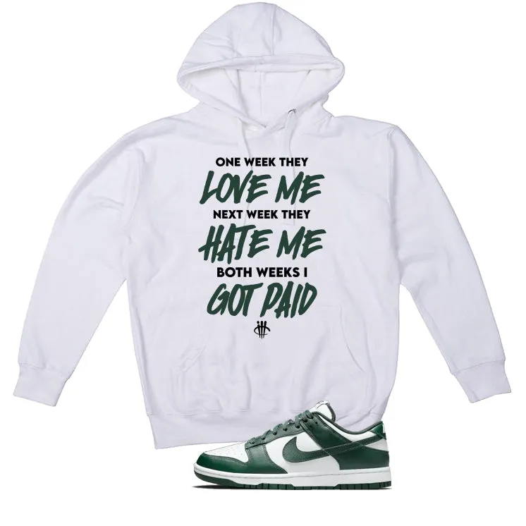 Nike Dunk Low Michigan State White T-Shirt (Paid)