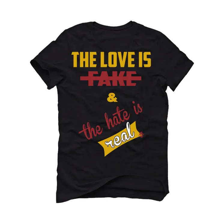 Nike Dunk Low “Midas Gold” | ILLCURRENCY Black T-Shirt (Love is Fake)