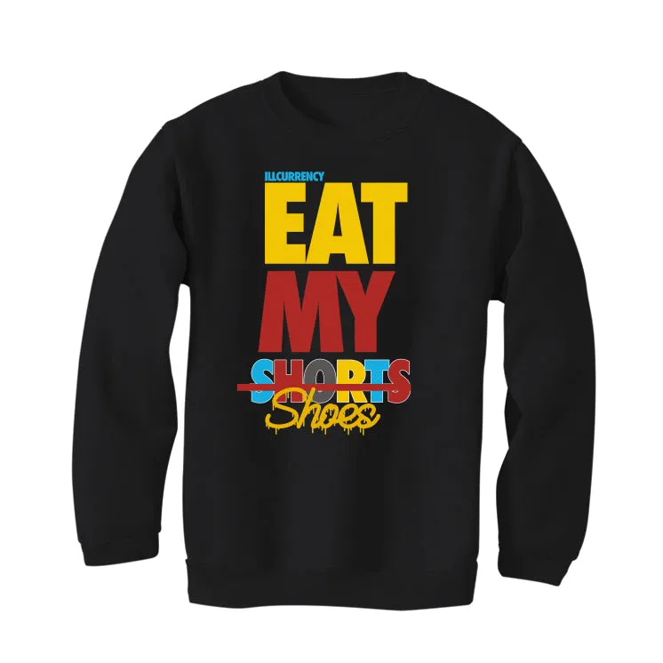 NIKE SB DUNK LOWS (Bart Simpson) | ILLCURRENCY Black T-Shirt (EAT MY SHORTS)