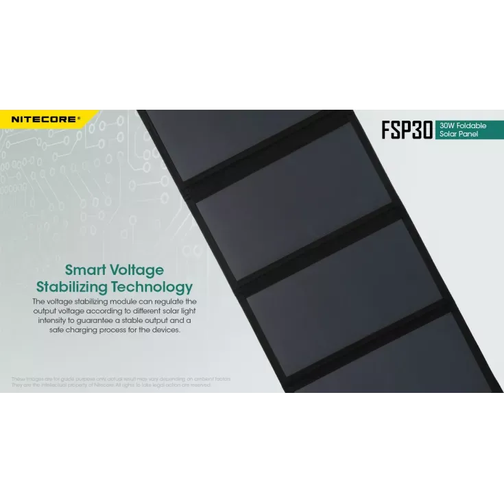 Nitecore FSP30 30W Foldable Solar Panel