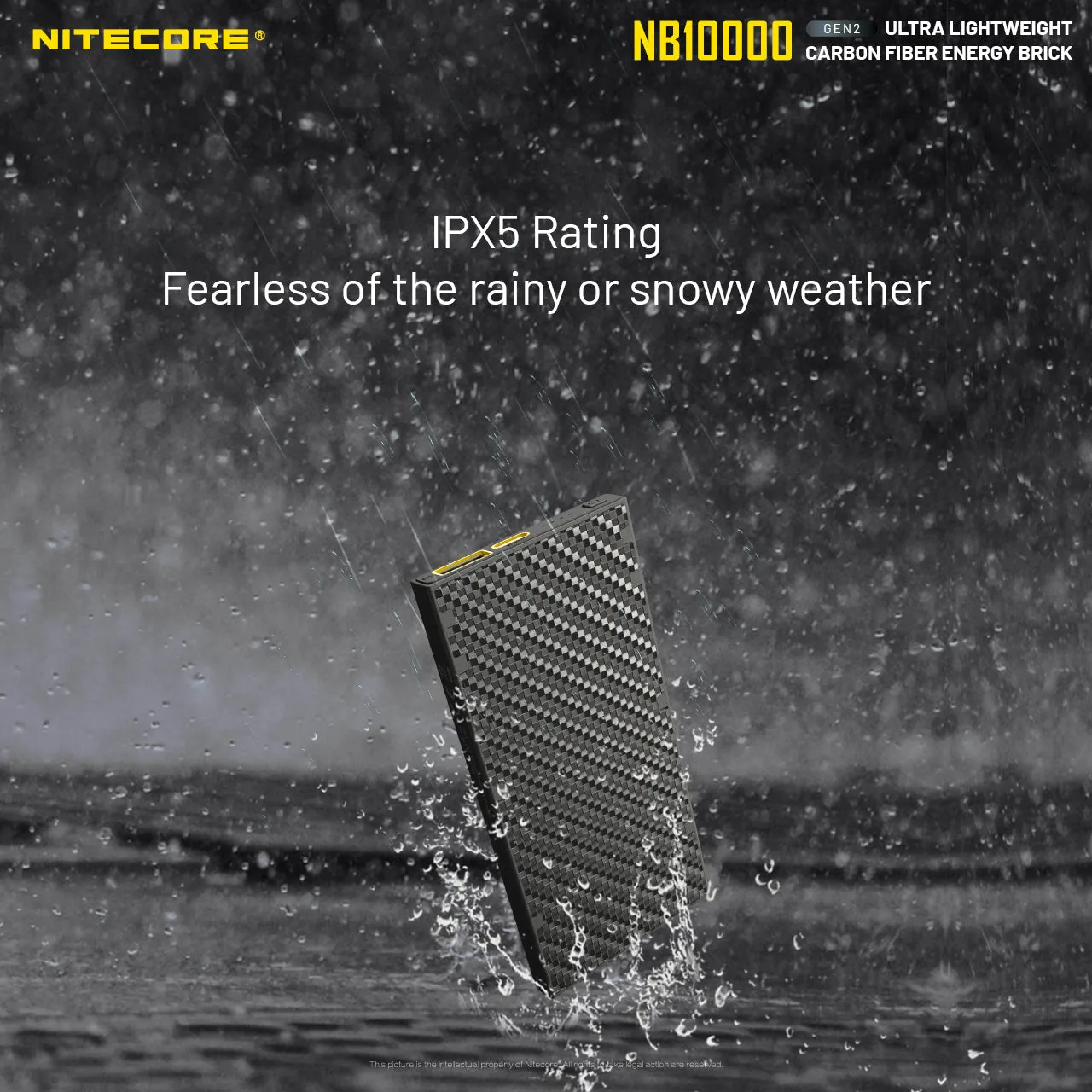 Nitecore NB10000 Gen 2 Carbon Fibre Ultralight Power Bank