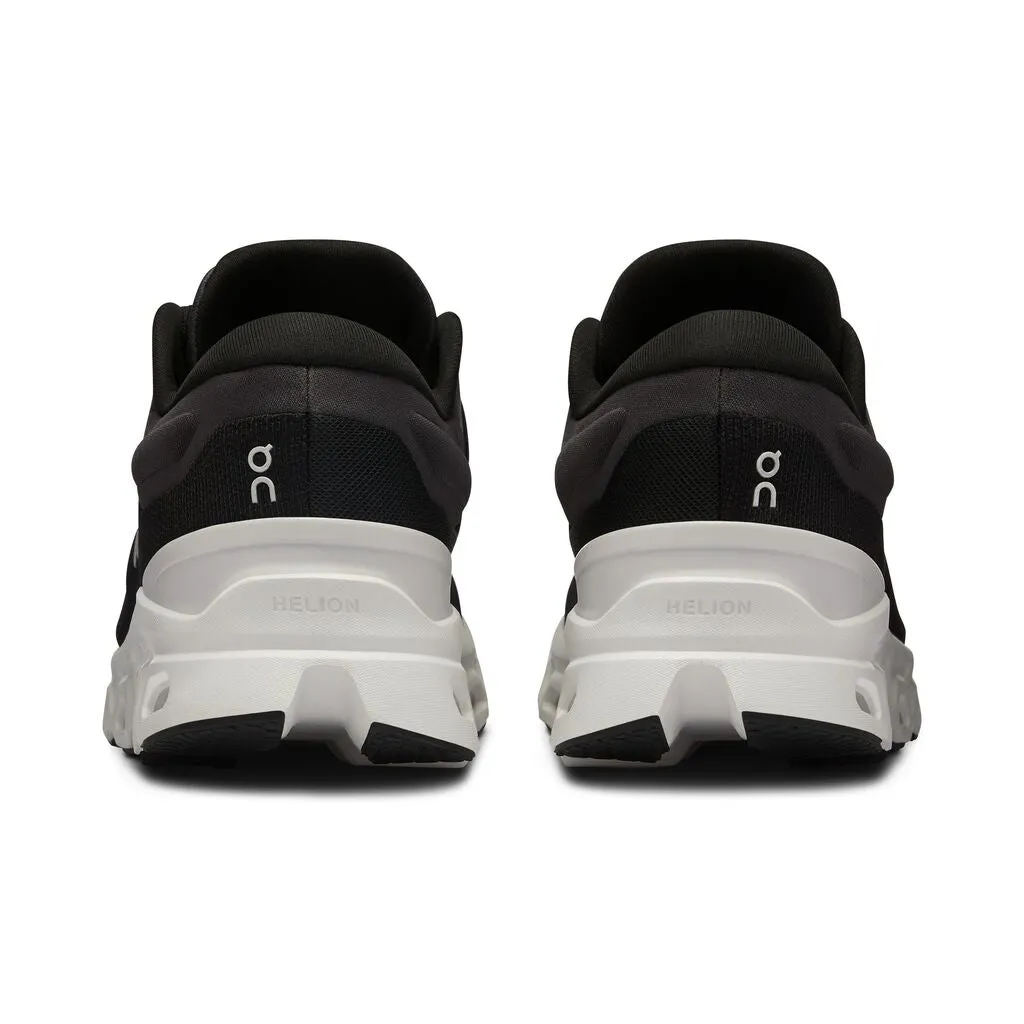 On Women's Cloudstratus 3 Running Shoes Black / Frost