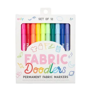 Ooly Fabric Doodlers Set 12pk