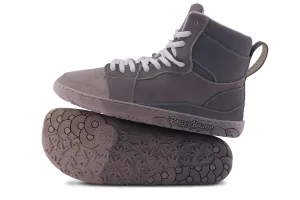 PaperKrane Adult High Top Sneakers - OMGREY - Vegan FINAL SALE