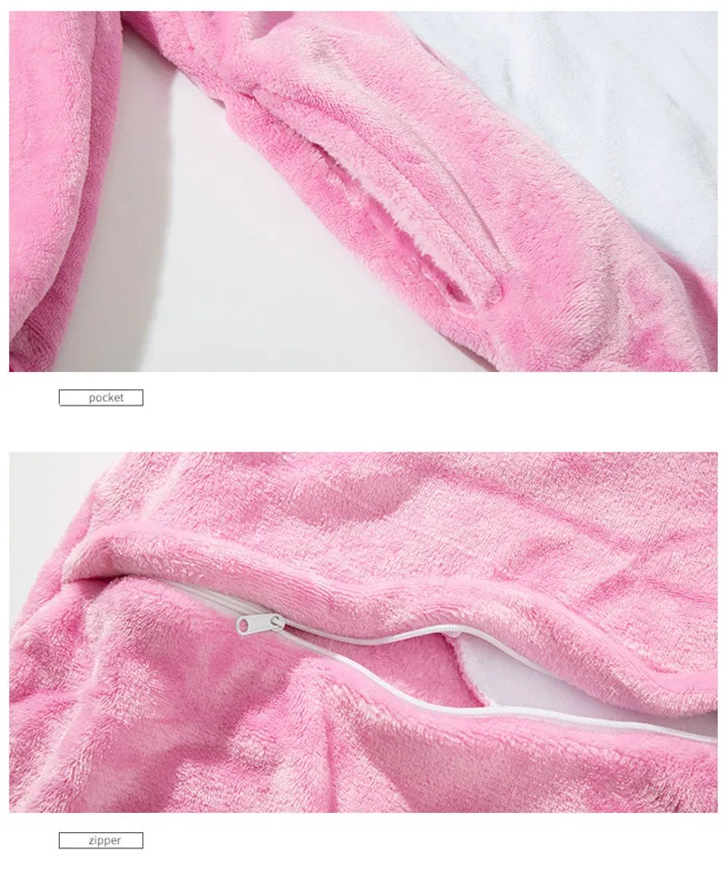 Pink Bunny Adult Onesie