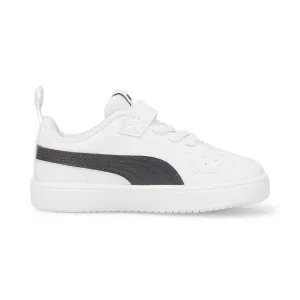 Puma scarpa Sneakers da bambino con velcro Rickie AC   Inf 384314 03 bianco-nero