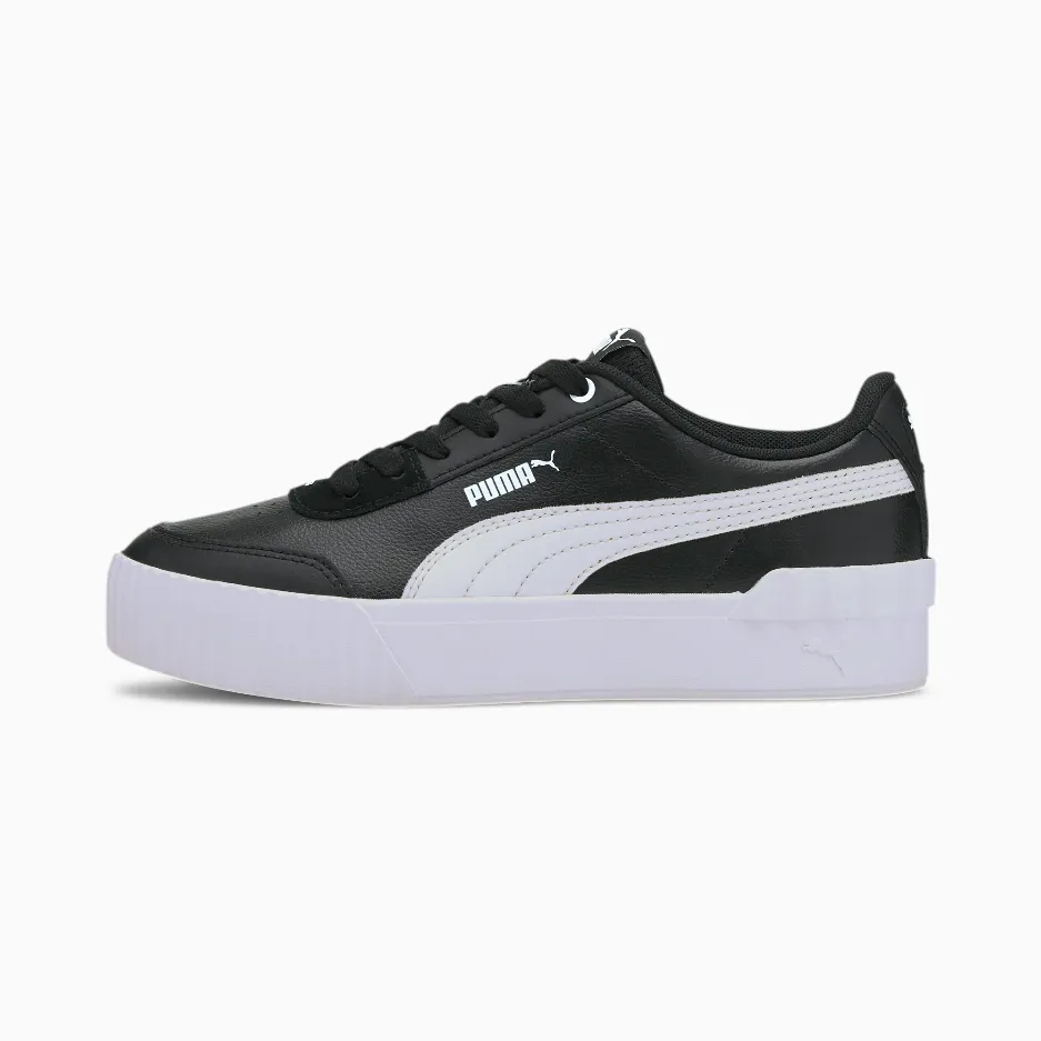 Puma scarpa sneakers da donna Carina Lift 373031 06 nero bianco