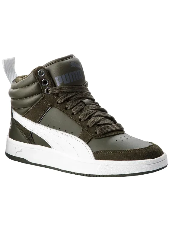 Puma scarpa sneakers da uomo Rebound Street V2 363715 09 verde foresta