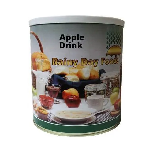 Rainy Day Foods Apple Drink 6 (Case of Six) #10 Cans - 551 Servings