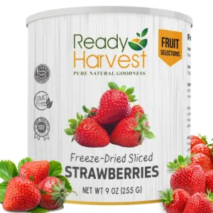 Ready Harvest Freeze-Dried Strawberries - 30 Year Shelf Life - #10 Can