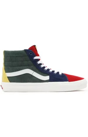 Retro Mixed Corduroy High-Top Sk8-Hi Sneakers - Multi