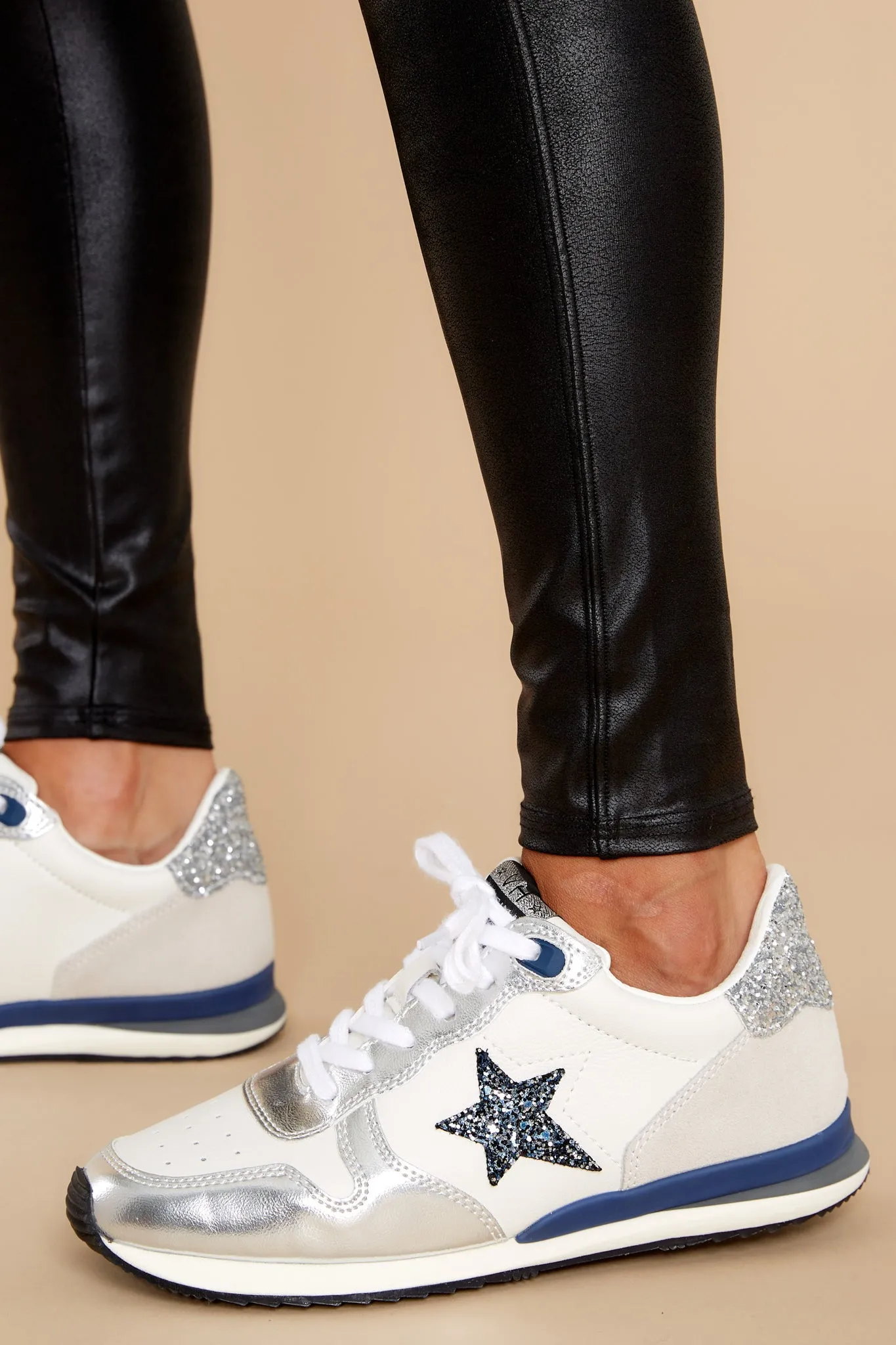 Rock 1 Navy Glitter Multi Sneakers