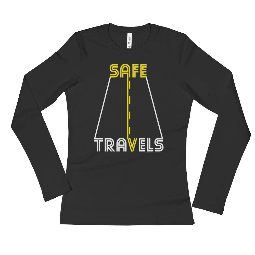 Safe Travels Fitted Long Sleeve Shirt