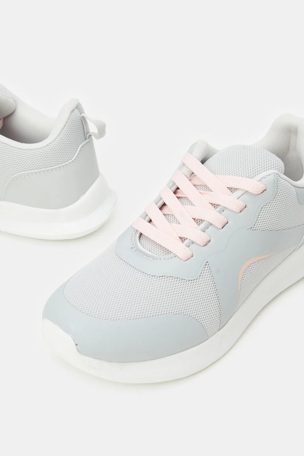 Senior Girls Grey Mesh Trainer