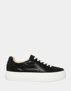 Sidney Sparkle Sneaker - Black