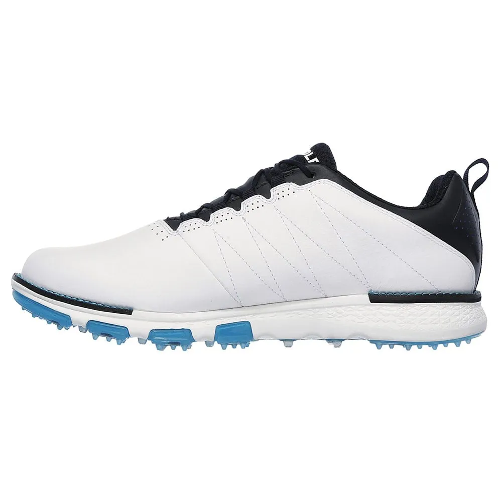 Skechers Go Golf Elite V3 Spikeless Shoes - White/Navy