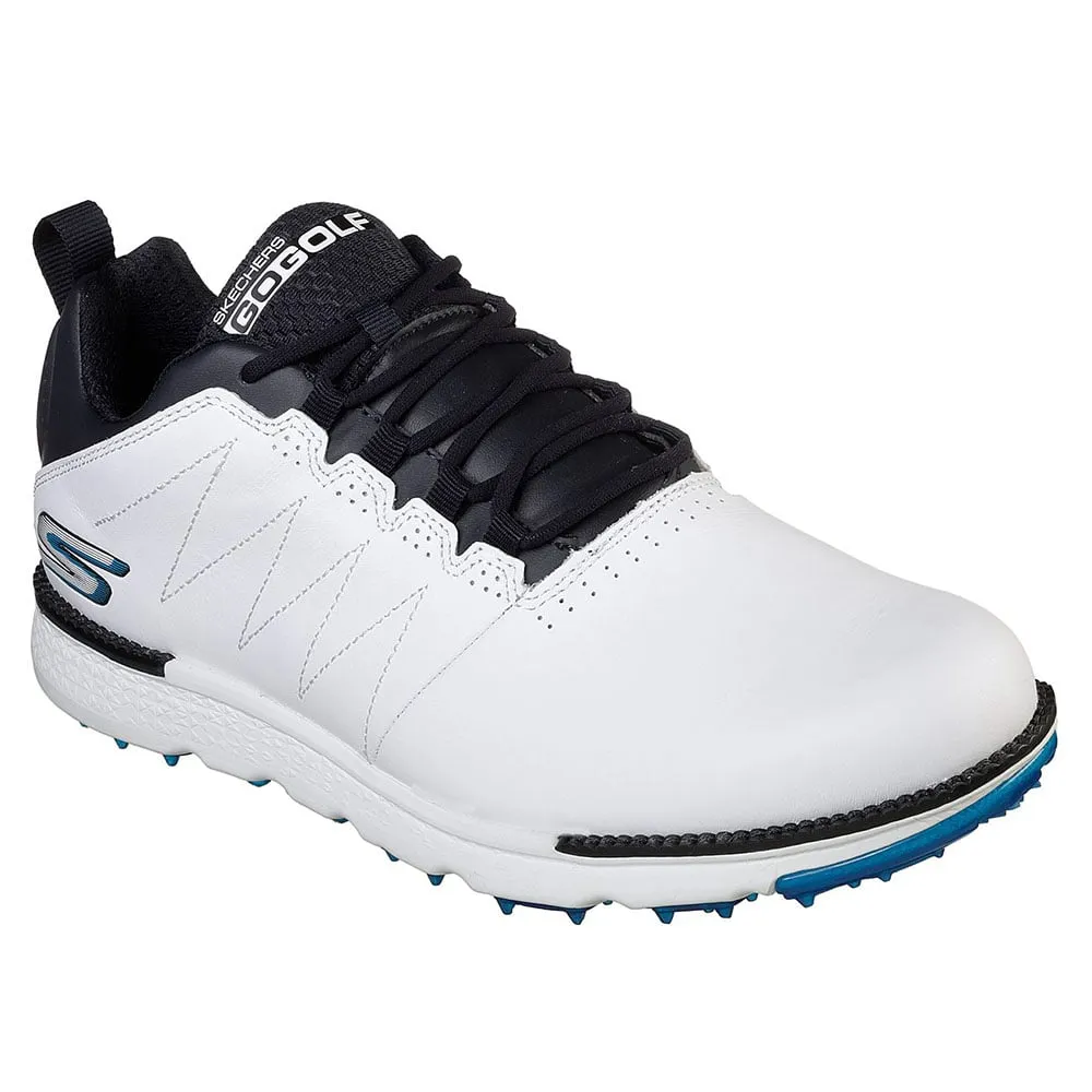 Skechers Go Golf Elite V3 Spikeless Shoes - White/Navy