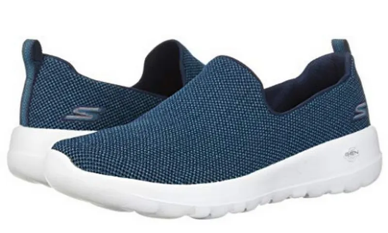 Skechers Performance Womens Go Walk Joy-15609 Sneaker,navy/teal,10 M US