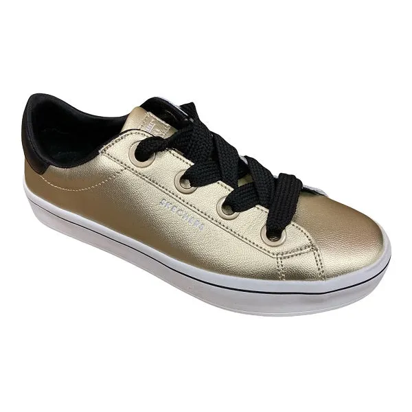 Skechers scarpa sneakers da donna Hi Lites Metallics Gold 957 GLD oro