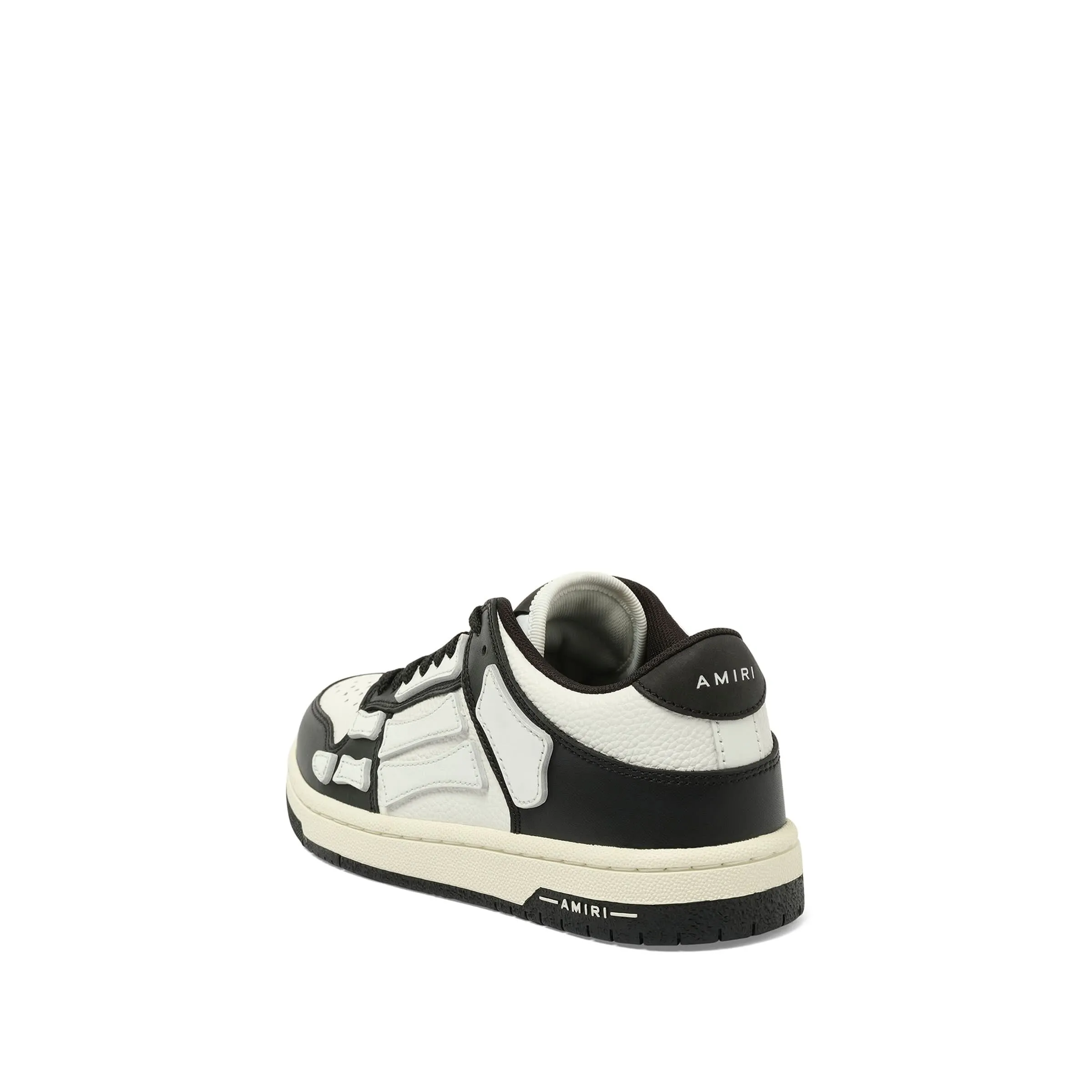 Skeleton Low top Sneaker in Black/White