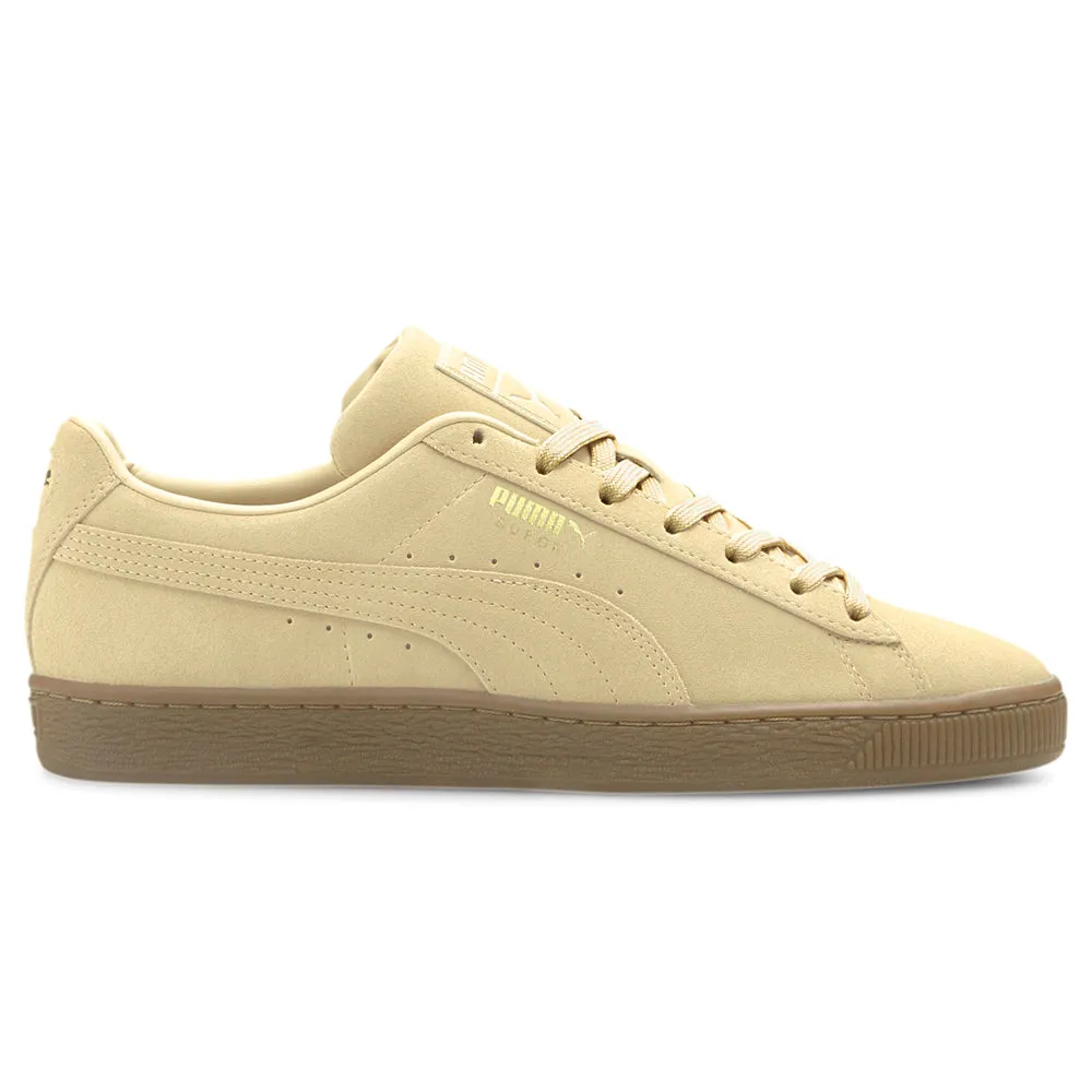 Suede Gum Lace Up Sneakers