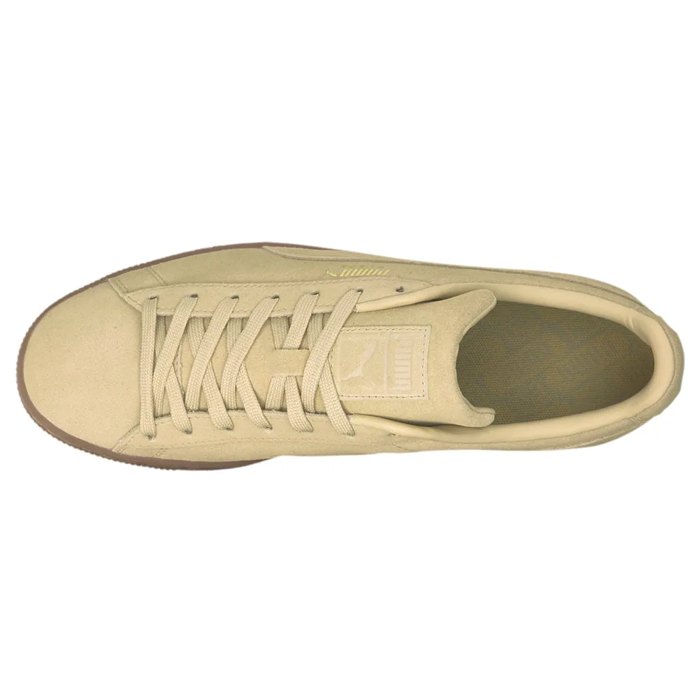 Suede Gum Lace Up Sneakers