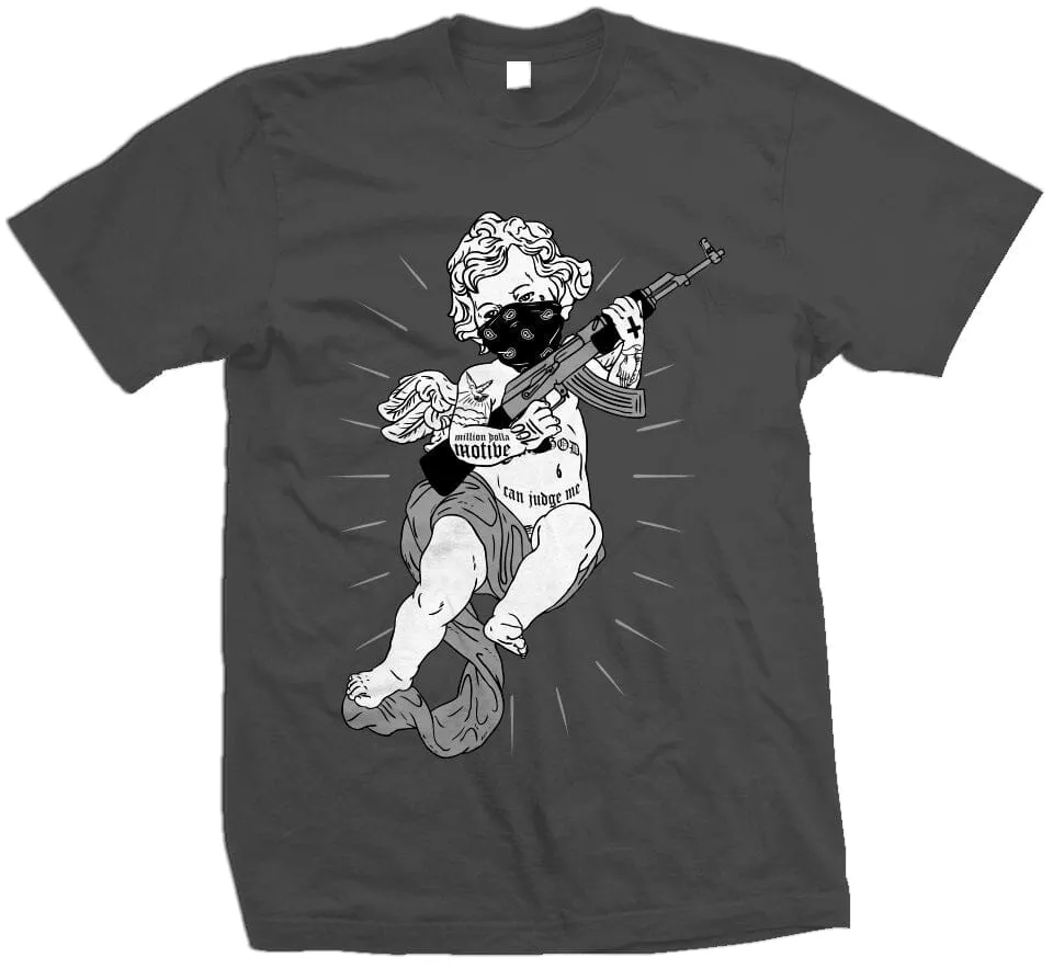 Tattooed Angel - Dark Grey T-Shirt