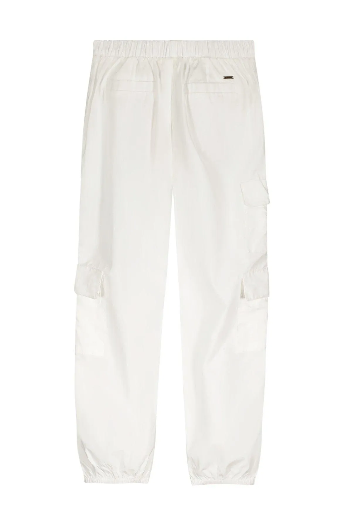 Teen Collab Luna Parachute Pants Holly White