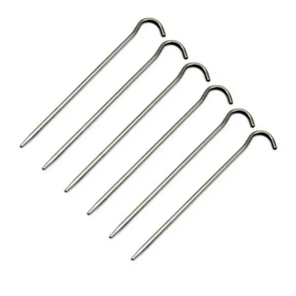 TOAKS Titanium Hook Peg (Pack of 6)