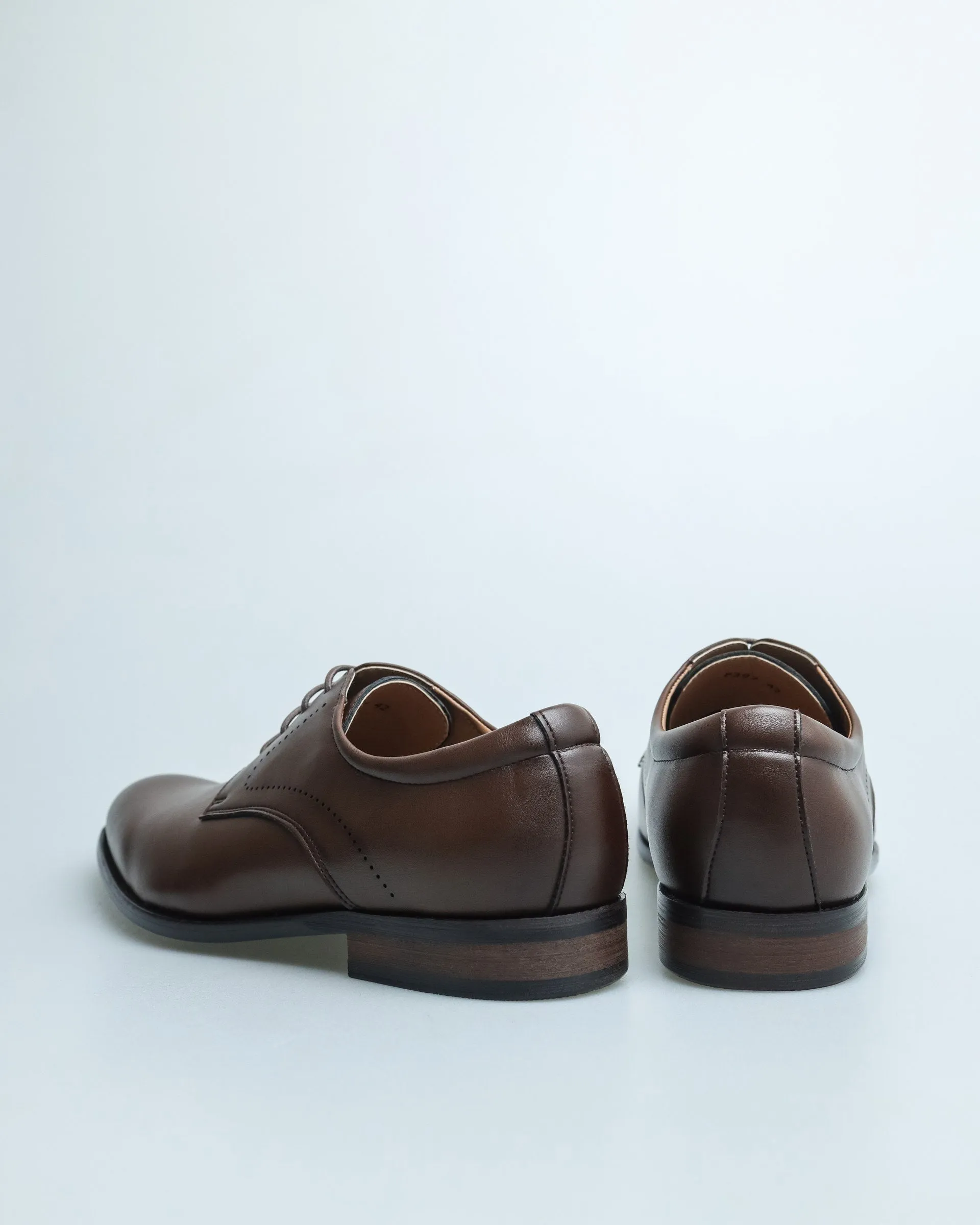 Tomaz F397 Men's Plain Toe Derby (Coffee)