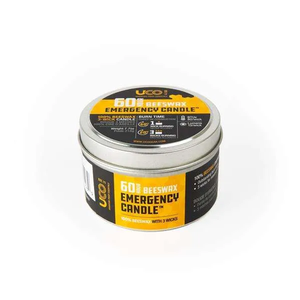 UCO Gear 60 Hour Beeswax Emergency Candle