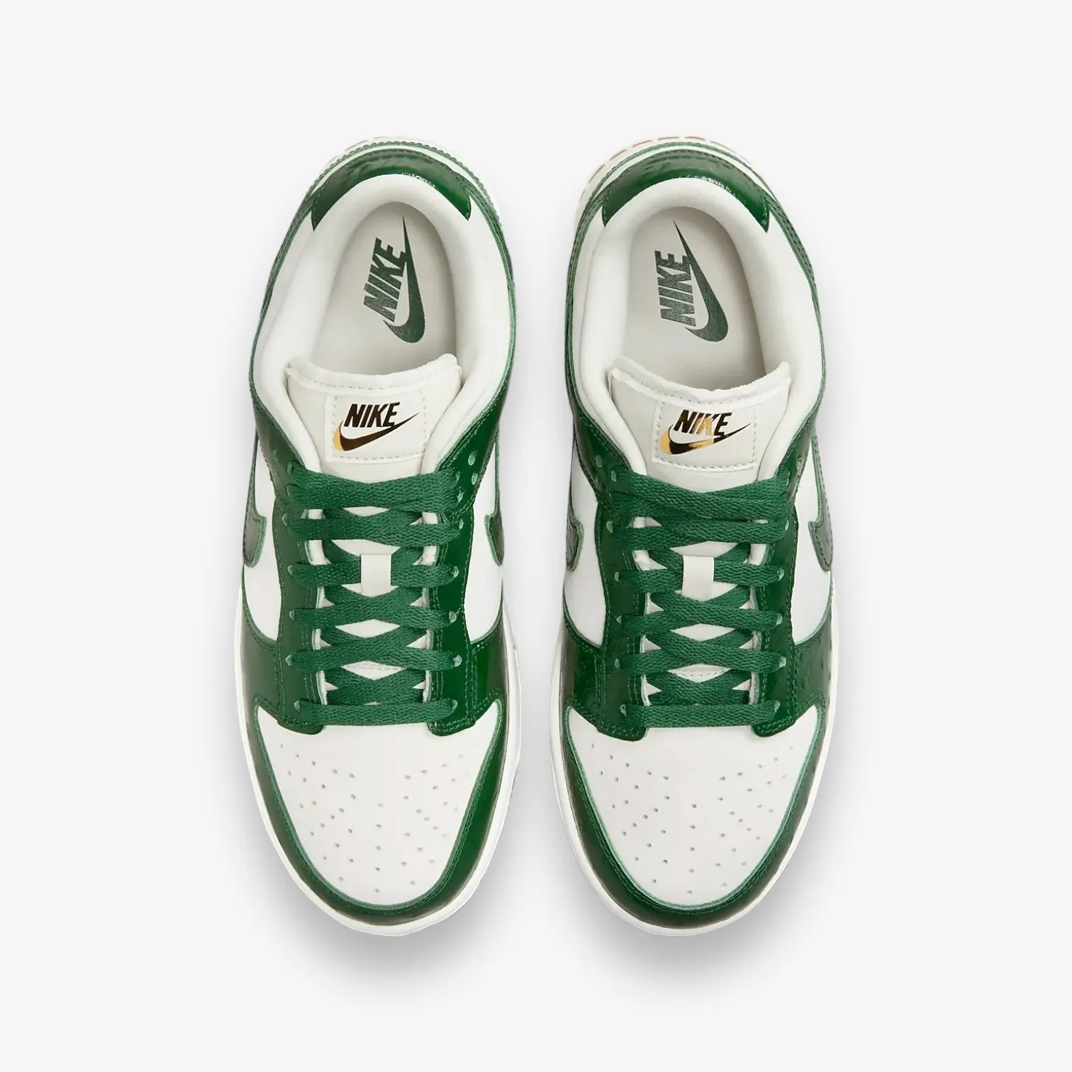 W NIKE DUNK LOW LX PHANTOM/GORGE GREEN-SAIL-METALLIC GOLD FJ2260-002