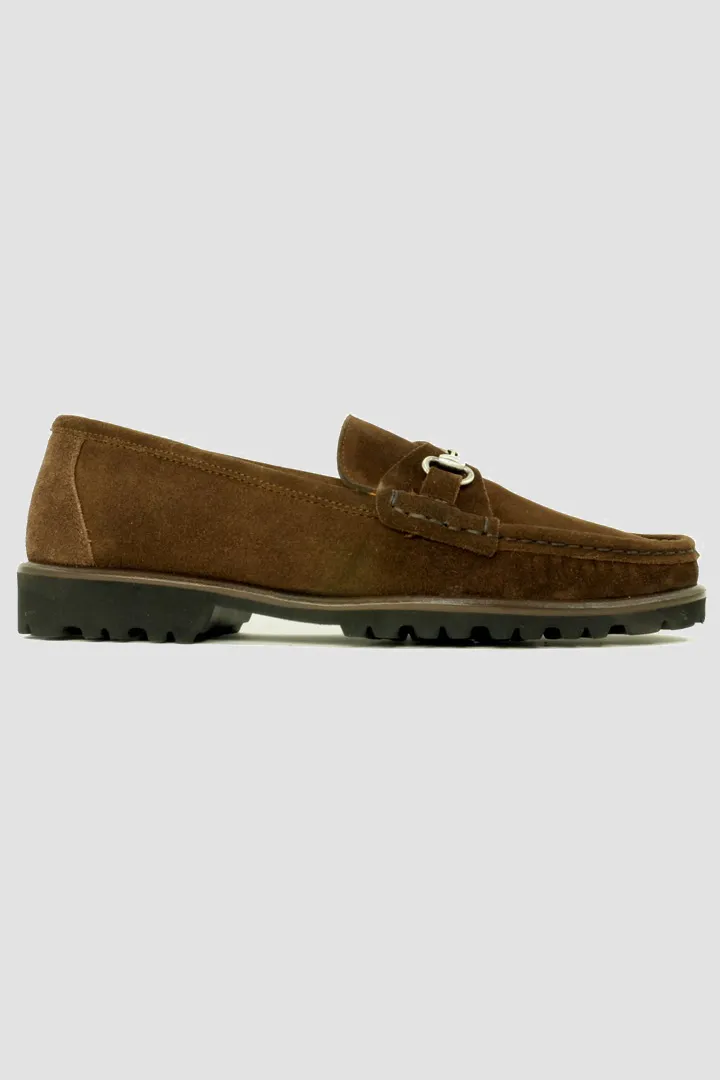 WHARTON SUEDE SHOE - BROWN